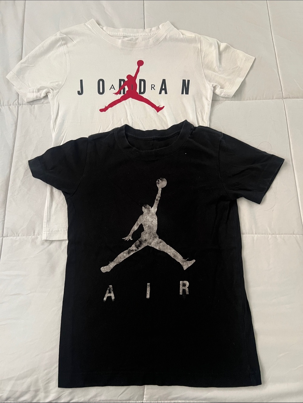 Jordan Kids Short Sleeve Tees - Black & White